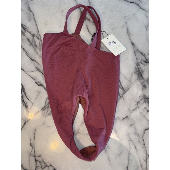 NEW Free People Fella Swim Andre Full 1 Piece Bathing Suit Rose Pink NWT S Small - Picture 6 of 14